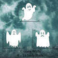 Rogue River Tactical Large Ghost Halloween Yard Sign Outdoor 15x12 Inch 3 Pack by Deal US
