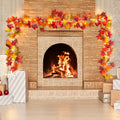 Feybxla 2 Pack Maple Leaf String Lights 20ft 60 LED Multicolor Waterproof by Deal US