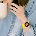Apbands 20mm Silicone Sport Band for Samsung Galaxy Watch 40-46mm Yellow by Deal US