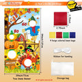 HiParty Thanksgiving Toss Game with 4 Bean Bags, Classic Fall Festival Design by Deal US