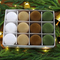 Sotiff Christmas Tree Decorations Velvet Balls 2.4 Inch 12 Pcs Multicolor by Deal US