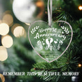 Vorruil Baby First 50th Anniversary Gift Heart Glass Tree Decoration by Deal US
