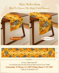 Miss Adola Pumpkin Plaid Fall Table Runner 13x72 Sunflower Decor by Deal US