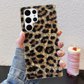 Galaxy S22 Ultra Case 5G 6.8-inch, Phone Case S22 Ultra, Soft Sparkly Leopard Pr
