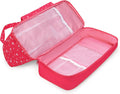 Badger Basket On-The-Go Travel Tote and Storage Bag for 18 inch Dolls - Pink Sta by Vanessa Jane