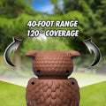 Owl Alert Statue - Targets Outdoor Pests Like Racoons, Deer, Rabbits, Squirrels, Mice and More by DailySale