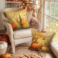 Benjia 20x20 Throw Pillow Covers Set of 4 Watercolor Forest Pumpkin Autumn by Deal US