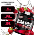 Nutrex BCAA 6000 Recovery, 30 Servings by PoorBoySupplements.com