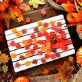 Soulchen 100 Pcs Mini Resin Maple Leaf Figurines Fall Yellow Orange Red by Deal US