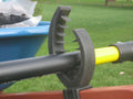 GrizzlyGrip Wheelbarrow Tool Holder with Mesh Bag Secures Tools Nylon by Deal US