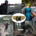 YouchingWld Belt V2 Adjustable Tactical Molle Belt Metal Buckle Khaki 36-46 by Deal US