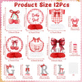 ArowlWesh Red Bow Baby Shower Honeycomb Centerpiece Table Decoration by Deal US