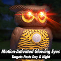 Owl Alert Statue - Targets Outdoor Pests Like Racoons, Deer, Rabbits, Squirrels, Mice and More by DailySale
