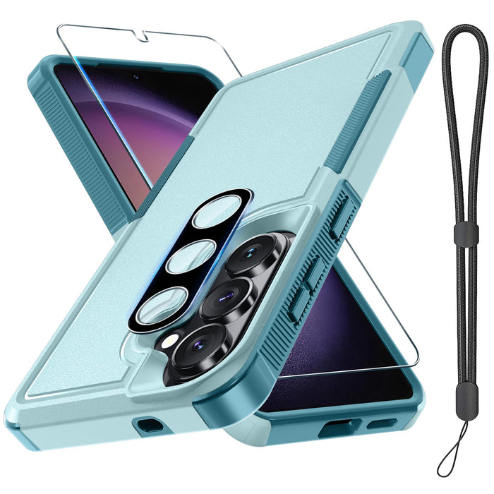Samsung Galaxy S26 Case with Screen Protector+Camera Lens Cover,Military Grade H