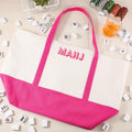 Sunnymove Extra Large American Mahjong Tile Bag Pink 25.2x14.17x9.06 in by Deal US