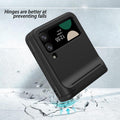 Universal Case for Samsung Galaxy Z Flip 3 & Z Flip 4 with Hinge Protection Black by Merch Section