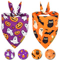 Raisingwell Dog Bandana Halloween N.Helloween 1 Pack Size Large by Deal US
