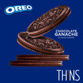 BestBy05/26 OREO Thins Chocolate Ganache Creme Sandwich Cookies 12.33 oz