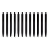 U Brands Cambria Soft Touch Mechanical Pencil, 0.7 mm, HB (#2), Black Lead, Black Barrel, 12/Pack