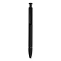 U Brands Monterey Ballpoint Pen, Medium 1 mm, Black Ink, Black Barrel, Dozen