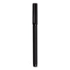 U Brands Catalina Porous Point Pen, Stick, Fine 0.7 mm, Black Ink, Black Barrel, 12/Pack