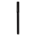 U Brands Catalina Porous Point Pen, Stick, Fine 0.7 mm, Black Ink, Black Barrel, 12/Pack