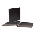 Universal Slant D-Ring View Binder, 3 Rings, 0.5" Capacity, 11 x 8.5, Black