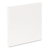 Universal Slant D-Ring View Binder, 3 Rings, 0.5" Capacity, 11 x 8.5, White