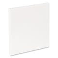 Universal Slant D-Ring View Binder, 3 Rings, 0.5" Capacity, 11 x 8.5, White