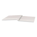 Universal Slant D-Ring View Binder, 3 Rings, 0.5" Capacity, 11 x 8.5, White
