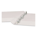 Universal Slant D-Ring View Binder, 3 Rings, 0.5" Capacity, 11 x 8.5, White