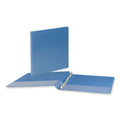 Universal Slant D-Ring View Binder, 3 Rings, 0.5" Capacity, 11 x 8.5, Light Blue