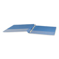 Universal Slant D-Ring View Binder, 3 Rings, 1" Capacity, 11 x 8.5, Light Blue