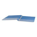 Universal Slant D-Ring View Binder, 3 Rings, 1.5" Capacity, 11 x 8.5, Light Blue