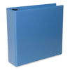 Universal Slant D-Ring View Binder, 3 Rings, 3" Capacity, 11 x 8.5, Light Blue