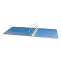 Universal Slant D-Ring View Binder, 3 Rings, 3" Capacity, 11 x 8.5, Light Blue