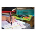 Zebra Zebrite Eco Double-Ended Highlighter, Fluorescent Yellow Ink, Med-Chisel/Fine-Bullet Tips, White/Black/Yellow Barrel, Dozen
