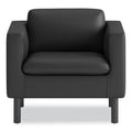 HON Parkwyn Series Club Chair, 33" x 26.75" x 29", Black Seat/Back, Black Base