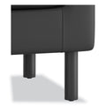 HON Parkwyn Series Club Chair, 33" x 26.75" x 29", Black Seat/Back, Black Base