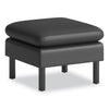 HON Parkwyn Ottoman, 23" x 23" x 17.5", Black Seat, Black Base
