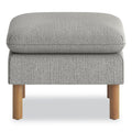 HON Parkwyn Ottoman, 23" x 23" x 17.5", Gray Seat, Oak Base