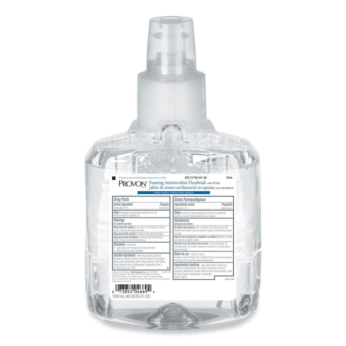 PROVON Foaming Antimicrobial Handwash with PCMX, For LTX-12, Floral, 1,200 mL Refill,  2/Carton
