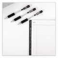 Zebra Z-Grip Mechanical Pencil, 0.7 mm, HB (#2.5), Black Lead, Clear/Black Grip Barrel, Dozen