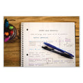 Zebra Z-Grip Ballpoint Pen, Retractable, Medium 1 mm, Black Ink, Clear Barrel, 12/Pack