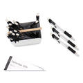 Zebra Z-Grip Mechanical Pencil, 0.7 mm, HB (#2.5), Black Lead, Clear/Black Grip Barrel, Dozen