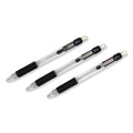 Zebra Z-Grip Mechanical Pencil, 0.7 mm, HB (#2.5), Black Lead, Clear/Black Grip Barrel, 24/Pack