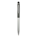 Zebra StylusPen Telescopic Ballpoint Pen/Stylus, Retractable, Medium 1 mm, Black Ink, Blue/Gray Barrel, 2/Pack