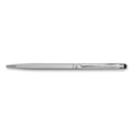 Zebra StylusPen Twist Ballpoint Pen/Stylus, Silver