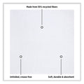 Hoffmaster Linen-Like Natural Flat Pack Napkin, Ultraply, 16" x 16", White, 1,200/Carton