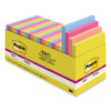 Post-it Note Pads in Summer Joy Collection Colors, 3" x 3", Summer Joy Collection Colors, 70 Sheets/Pad, 24 Pads/Pack